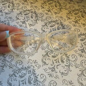 Clear Transparent Plastic Safety Glasses Frame